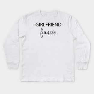 i'm fianceele -  engagement gifts-  engagement gifts for couple-  engagement-engagement shirt- engagement dress Kids Long Sleeve T-Shirt